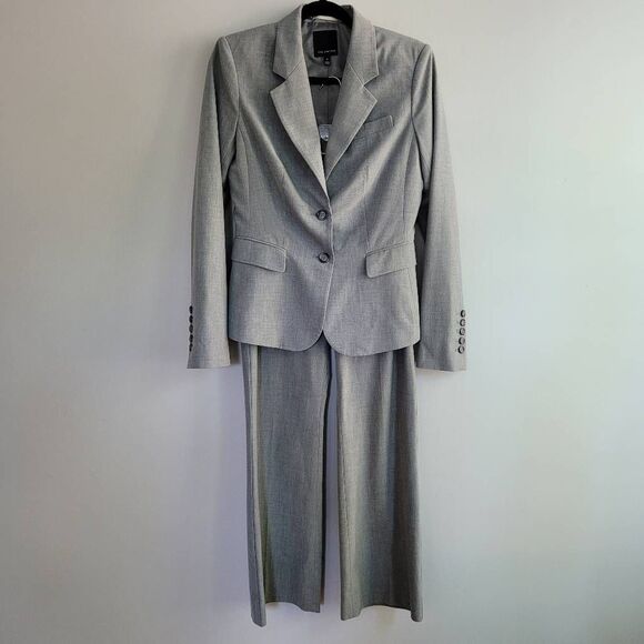Vintage Y2K The Limited grey pant suit cassidy fit size 4 short business profess - Picture 1 of 16